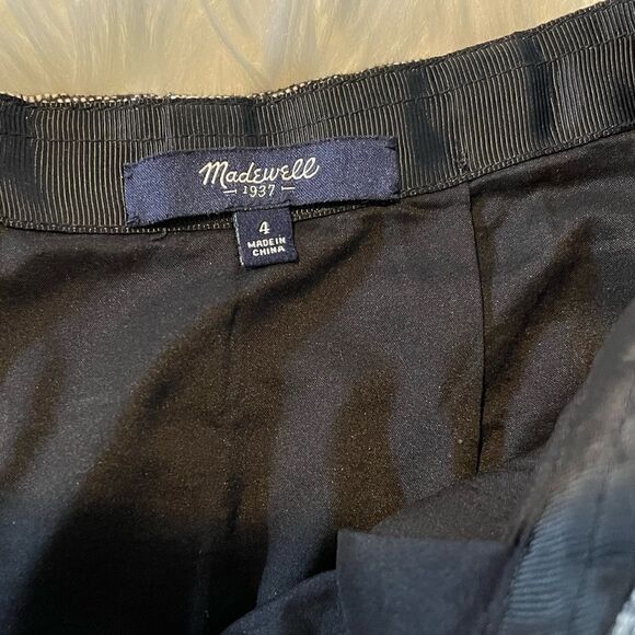 Madewell Tweed Mini Skirt with Pockets | SZ 4 - Picture 4 of 12